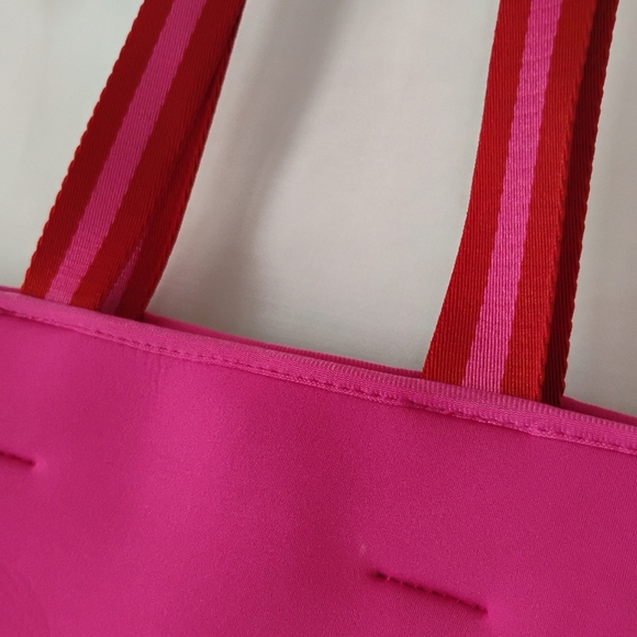 Summersalt x FabFitFun Pink & Red Neoprene Beach Summer Tote Bag Swimming Pool - Picture 10 of 16